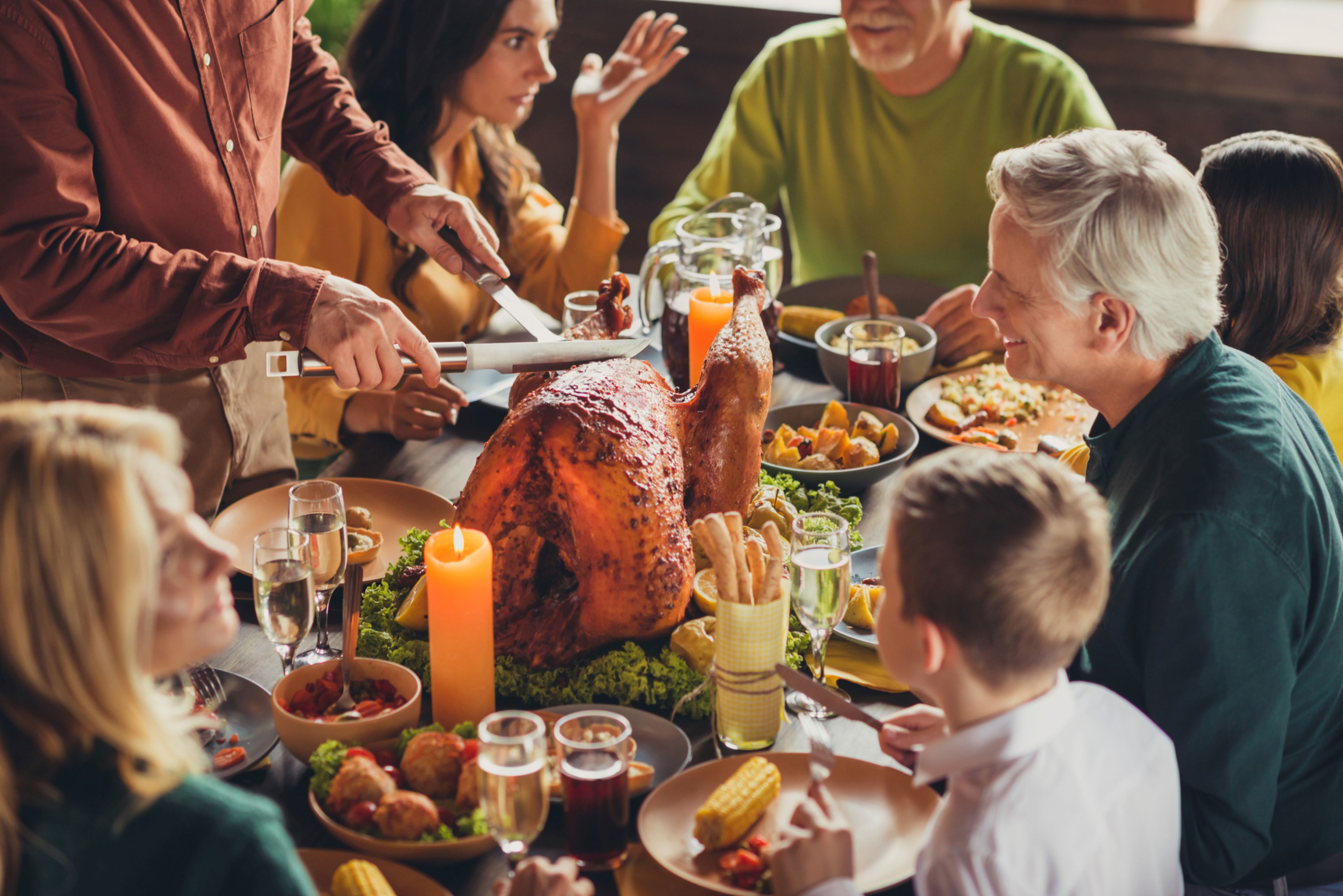 thanksgiving dinner layout